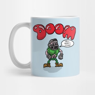 Doom Cartoon: Doomguy Mug